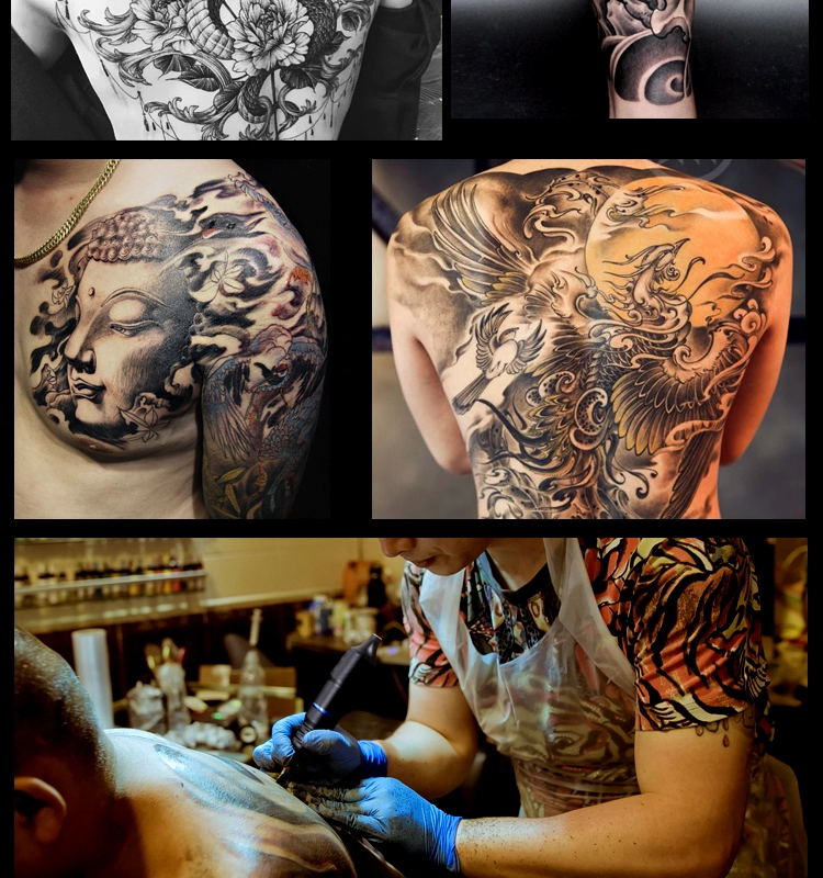 Cartúis Tattoo 100% Bunaidh Scannán Tattoo Buntúis