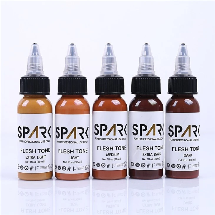 30ML Organic Flesh Tone Tattoo Ink Skin Color Set Non-Toxic Pigment best