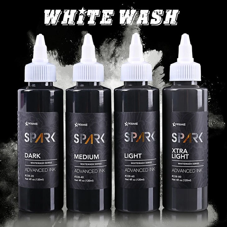 Spark ardcháilíochta is nua 4oz*4 púdar Socraigh dúch tattoo sealadach uiscedhíonach