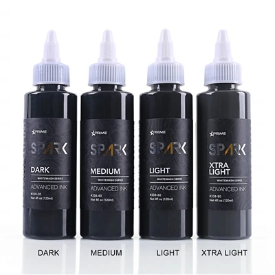 4oz 120ml fada orgánach - dúch tattoo whitewash buan