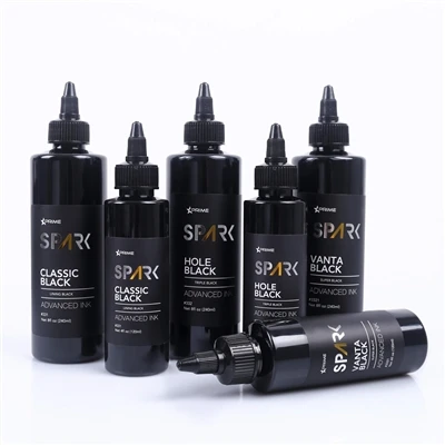 4oz Orgánach 3 Sraith Classic Classic Black Poll Black Vanta Black Tattoo Ink