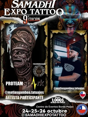 Ealaíontóir Sile @matiasgamboa.tatuajes ag glacadh páirte i Réiltín - Studded...