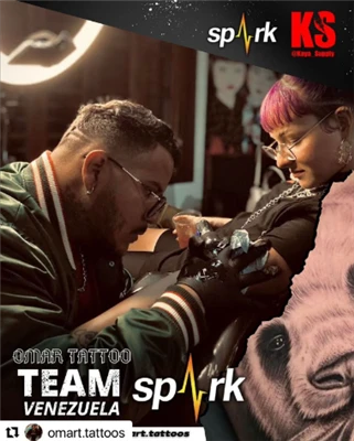 Urraíonn Cartúis Spark Ealaíontóir Tatú
