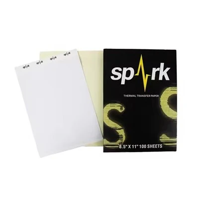 Páipéar Tattoo Smooth Spark Inkjet Inkjet Ard -Snasta Páipéar Sealadach Stionsail Sealadach Ealaín choirp beacht