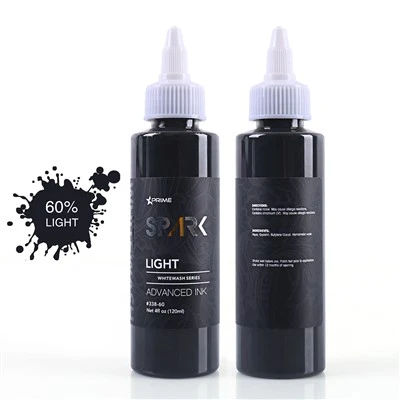 4oz 120ml fada orgánach - dúch tattoo whitewash buan