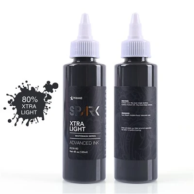 Tacar Gairmiúil de 4OZ 120ml Orgánach Fada-Duach Tatú Whitewash Marthanach Le haghaidh Tatú agus Ealaín Coirp