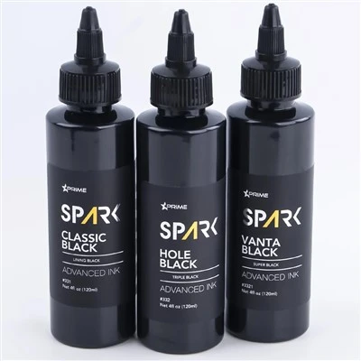 Mórdhíola 4oz 120ml Préimhe Tattoo Tattoo Socraigh saincheaptha Feidhm Bhuan Ardchaighdeáin Orgánach Dubh