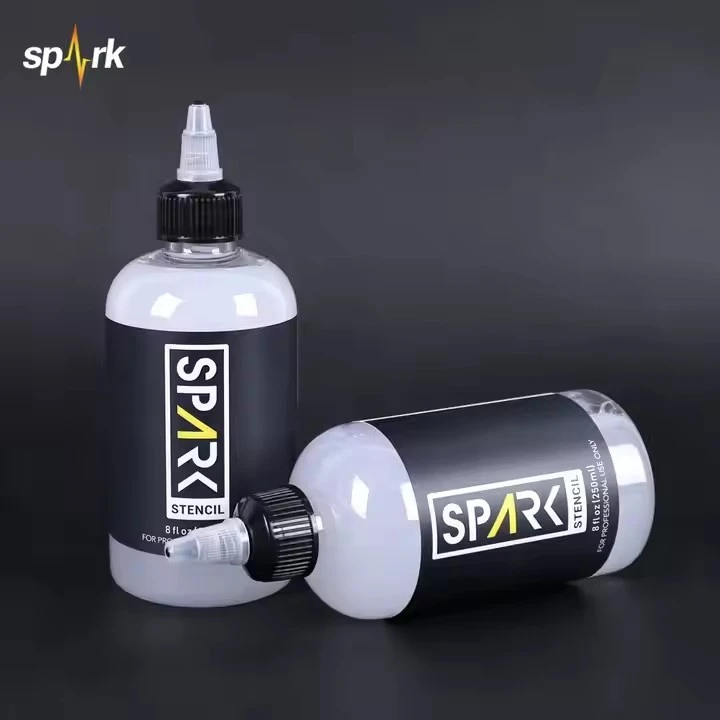 4oz （120ml） Spark stionsal Glóthach le haghaidh ealaín choirp agus tatú ar ealaíontóirí gairmiúla