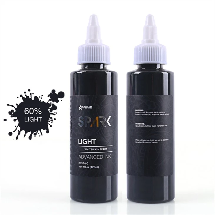 Set Dúigh Tatú Saor ó Cruelty Set Vegan White Wash Set Spark Tattoo Ink