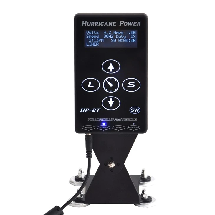 Hurricane Tattoo Machine Power Supply Gairmiúla Dual Tattoo Power Supply