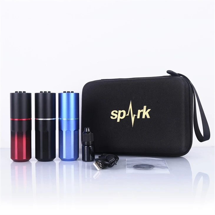Spark Tattoo Machine Gairmiúla Peann Tattoo Gan Sreang