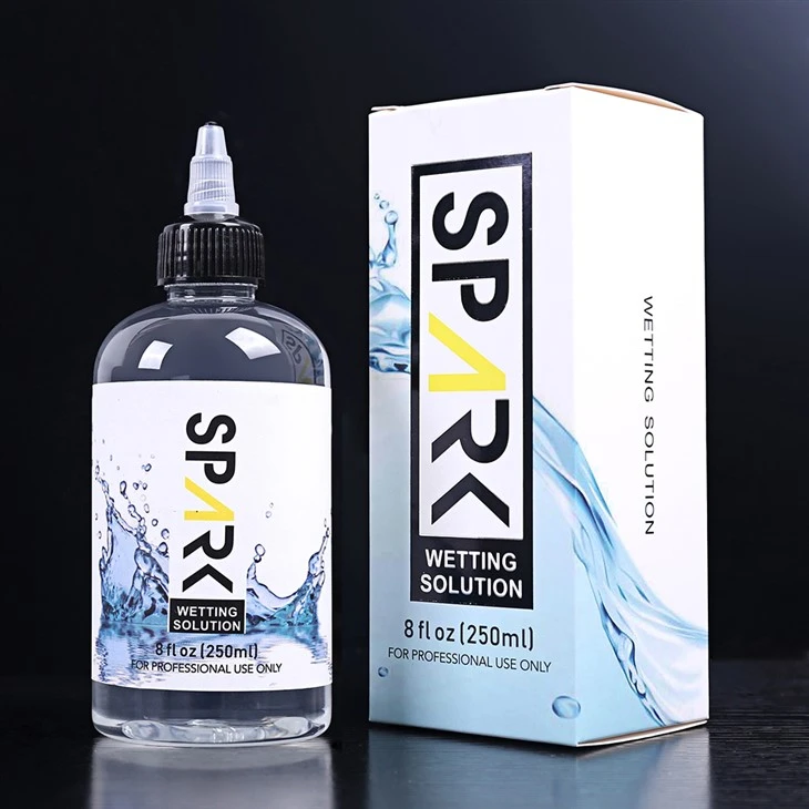 Bunaidh 240ML 8OZ Réiteach Wetting Tattoo Spark Réiteach Measc Tattoo Spark Dúigh Tattoo Spark