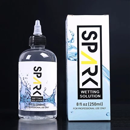 Gairmiúil 240ML 8OZ Réiteach Wetting Tattoo Spark Réiteach Measc Tattoo Spark Dúigh Tattoo
